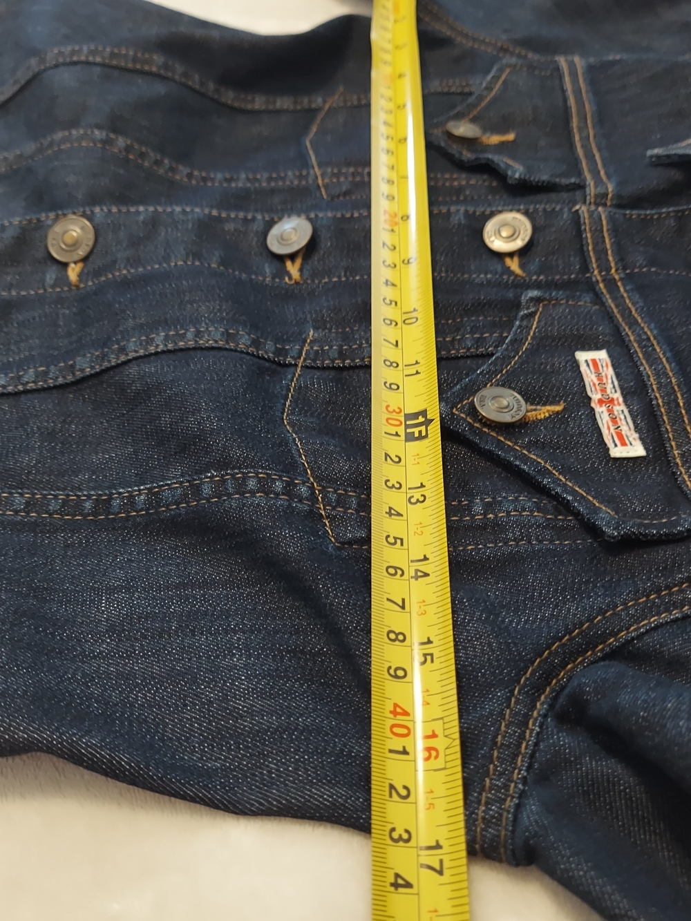 Hudson Jeans Women’s Dark Blue Denim Jacket Size Small - Picture 10 of 10